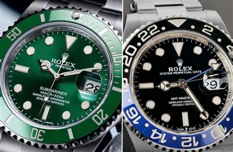 rolex gmt vs submariner|Rolex Submariner vs. GMT.